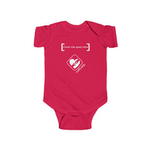 Load image into Gallery viewer, CSFTL infant bodysuit - "The chest clip goes here"