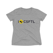 Load image into Gallery viewer, Women's Heather Wicking Tee
